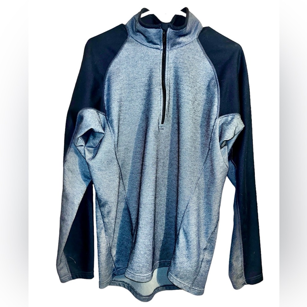Patagonia Two-Tone Blue 1/4 Zip Pullover Sz Medium